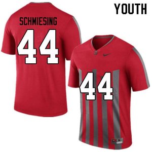 Youth Ohio State Buckeyes #44 Ben Schmiesing Throwback Nike NCAA College Football Jersey New Release KQI7444RM